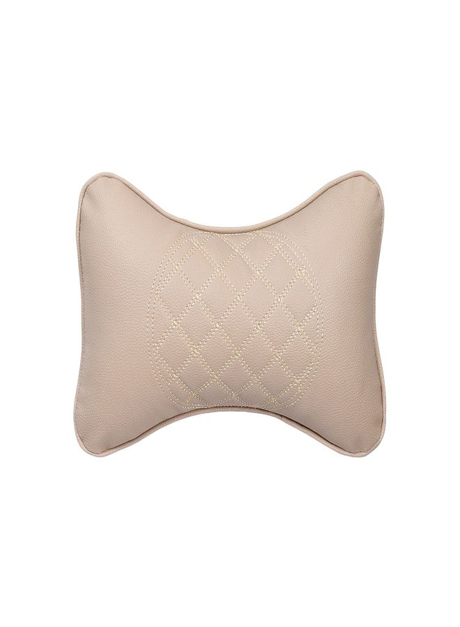 SEVAM Car Neck Rest Pillow, Cushion Neck Support (Beige) - Image 2